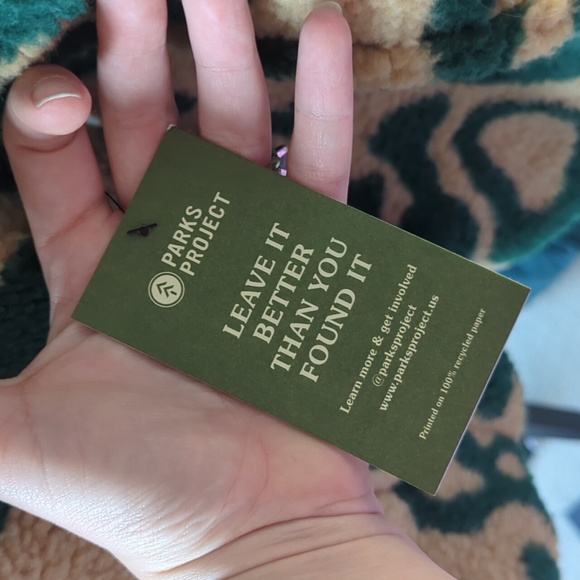 🍋 ✨ NWT Yellowstone Geysers Trail High Pile Fleece By Parks Project Size S - Picture 5 of 8